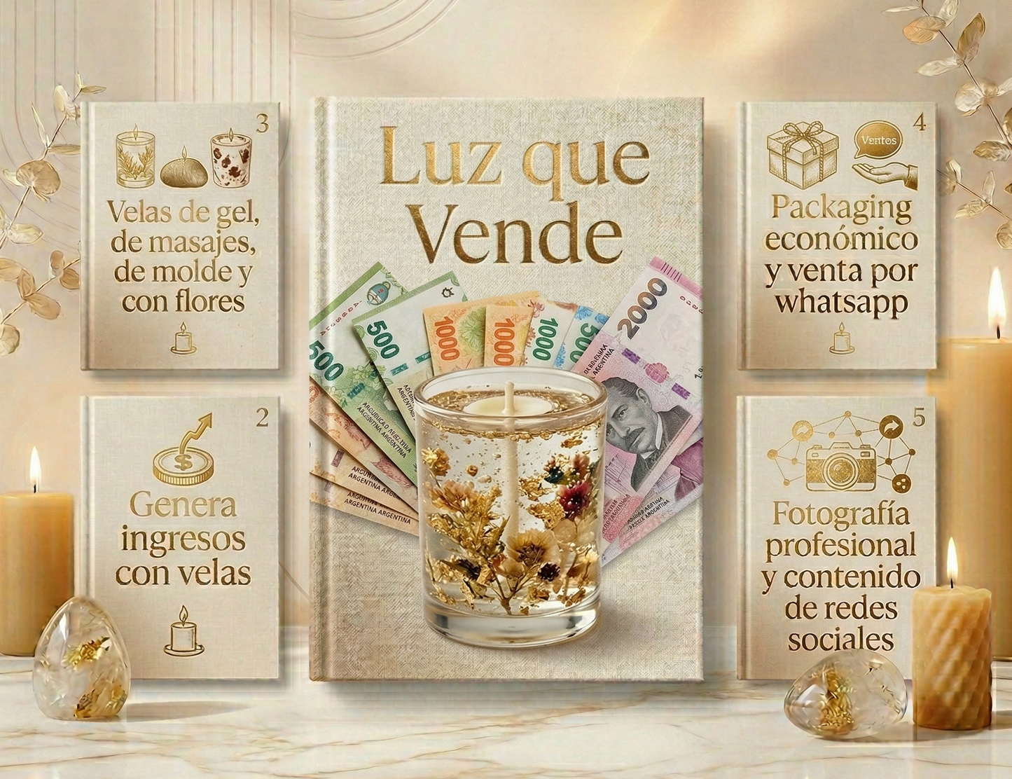 Guía definitiva para CREAR y VENDER velas artesanales + 14 regalos EXCLUSIVOS