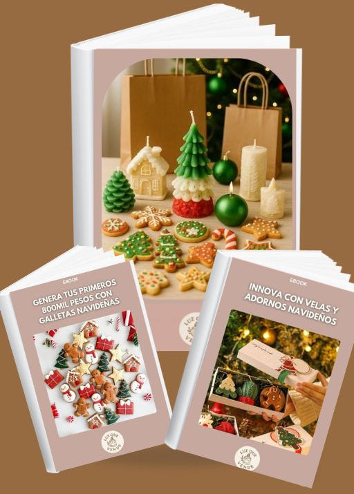 GUIA PASO A PASO: GENERA INGRESOS CON VELAS, GALLETAS Y ADORNOS NAVIDEÑOS