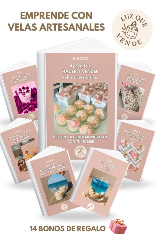 Guia para HACER y VENDER velas artesanales